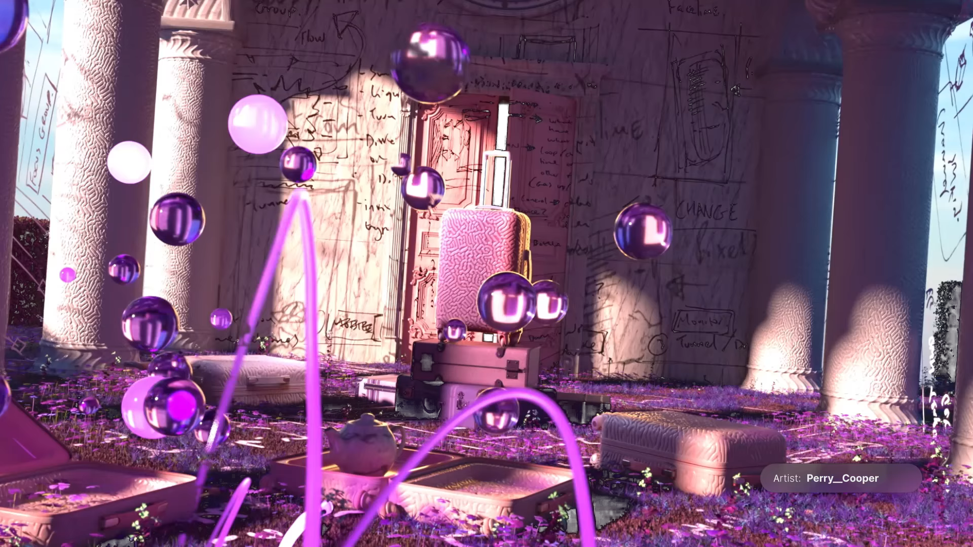 Vray render engine visual showcase demonstrating advanced rendering capabilities